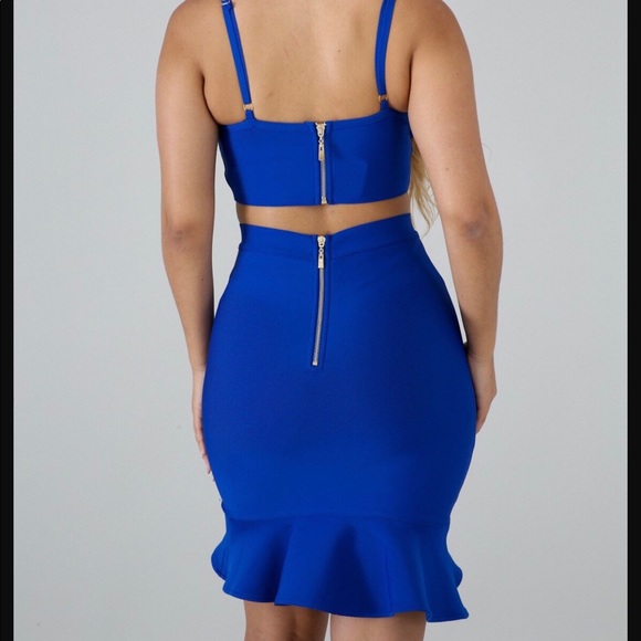 Pink Bandage Skirt Set - Picture 3 of 6